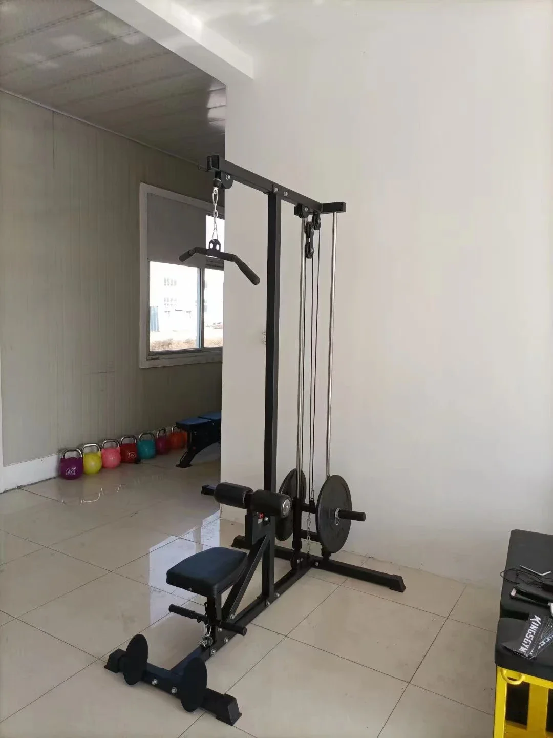 Gym Equipment Combo Weight Plate load Fitness Machine Dual Low Row Lat Pull Down Machine For Home