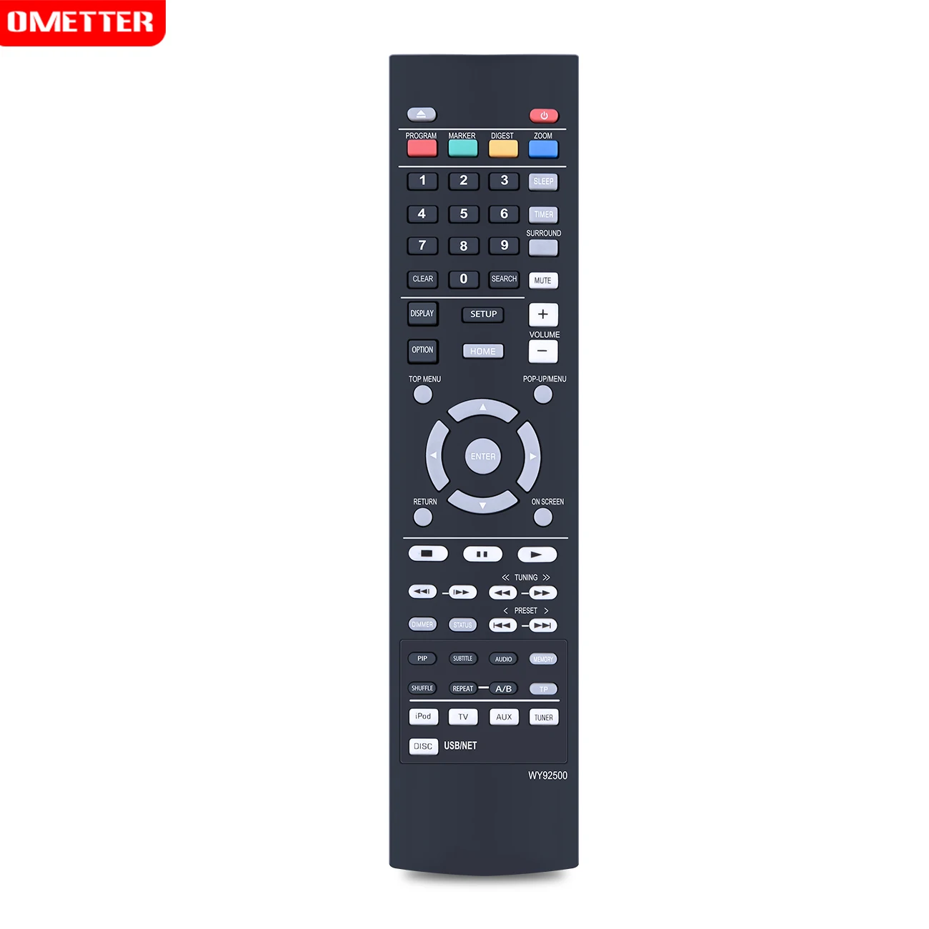 التحكم عن بعد لياماها WY92500 WY92530 BRX-750 WY92500 BRX-610 MCR-750 قرص بلو راي نظام المسرح المنزلي A/V استقبال