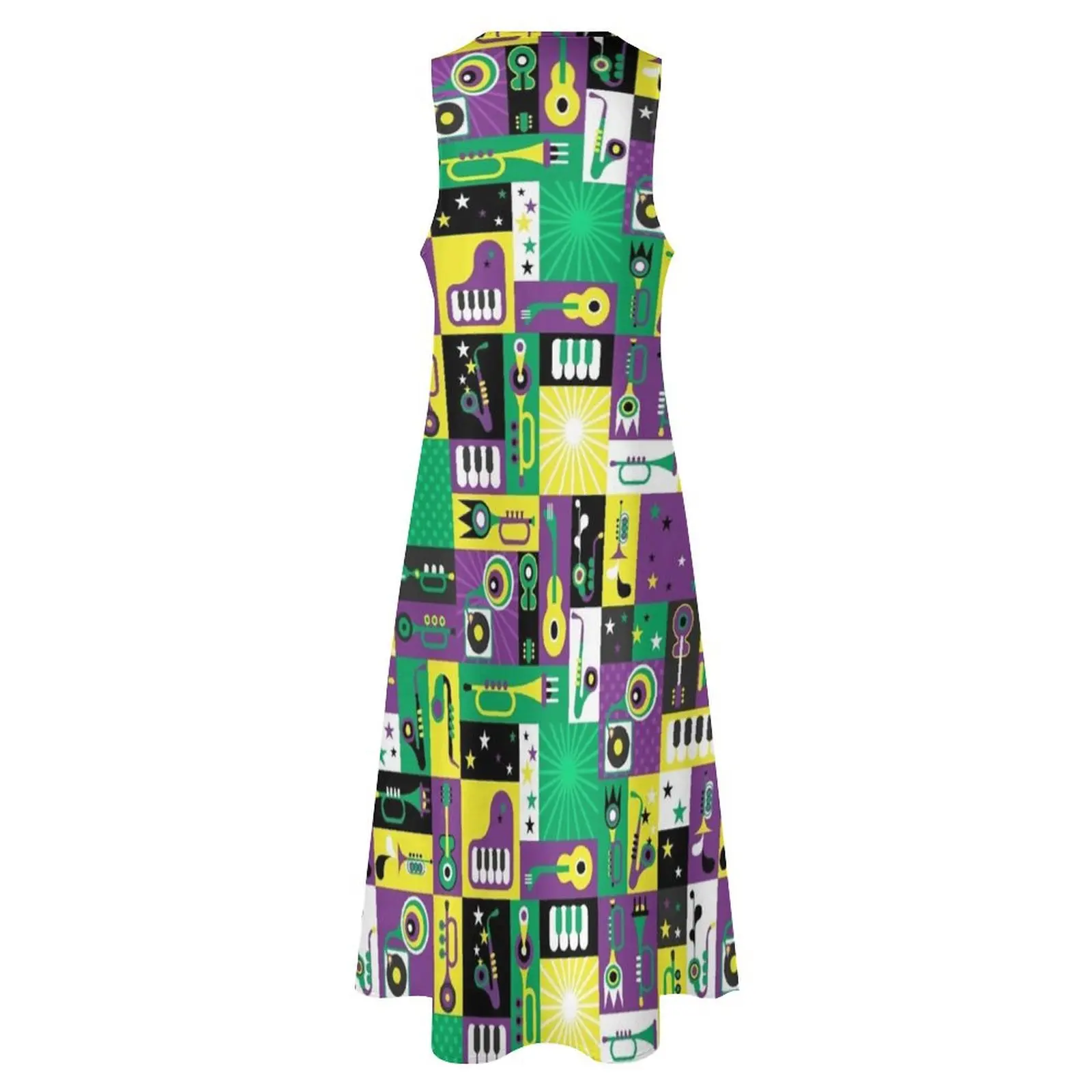 French Quarter Block Party Long Dress summer clothes womens clothing Dresses gala