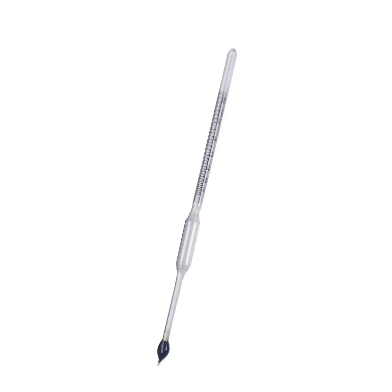 Baume (°Bé) Density Meter Glass Float Gauge Densitometer 0.700-1.000 Liquid Specific Weight Meter 70-100 Length 250mm 6/PK