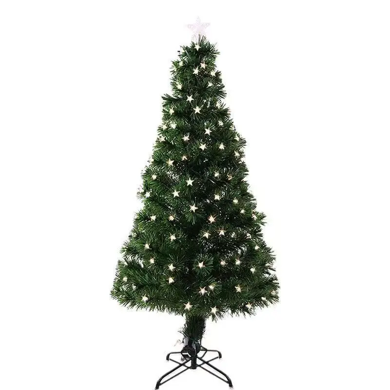 

Glowing christmas tree luxury fiber optic tree DIY night light christmas decorations christmas scene