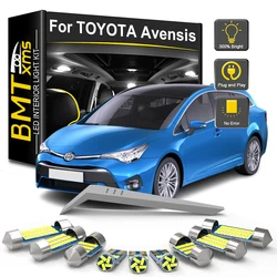 BMTxms Car LED Interior Light Bulb Kit Map Dome Reading Lamp For Toyota Avensis T22 T25 T27 1997-2013 2014 2015 2016 2017 2018