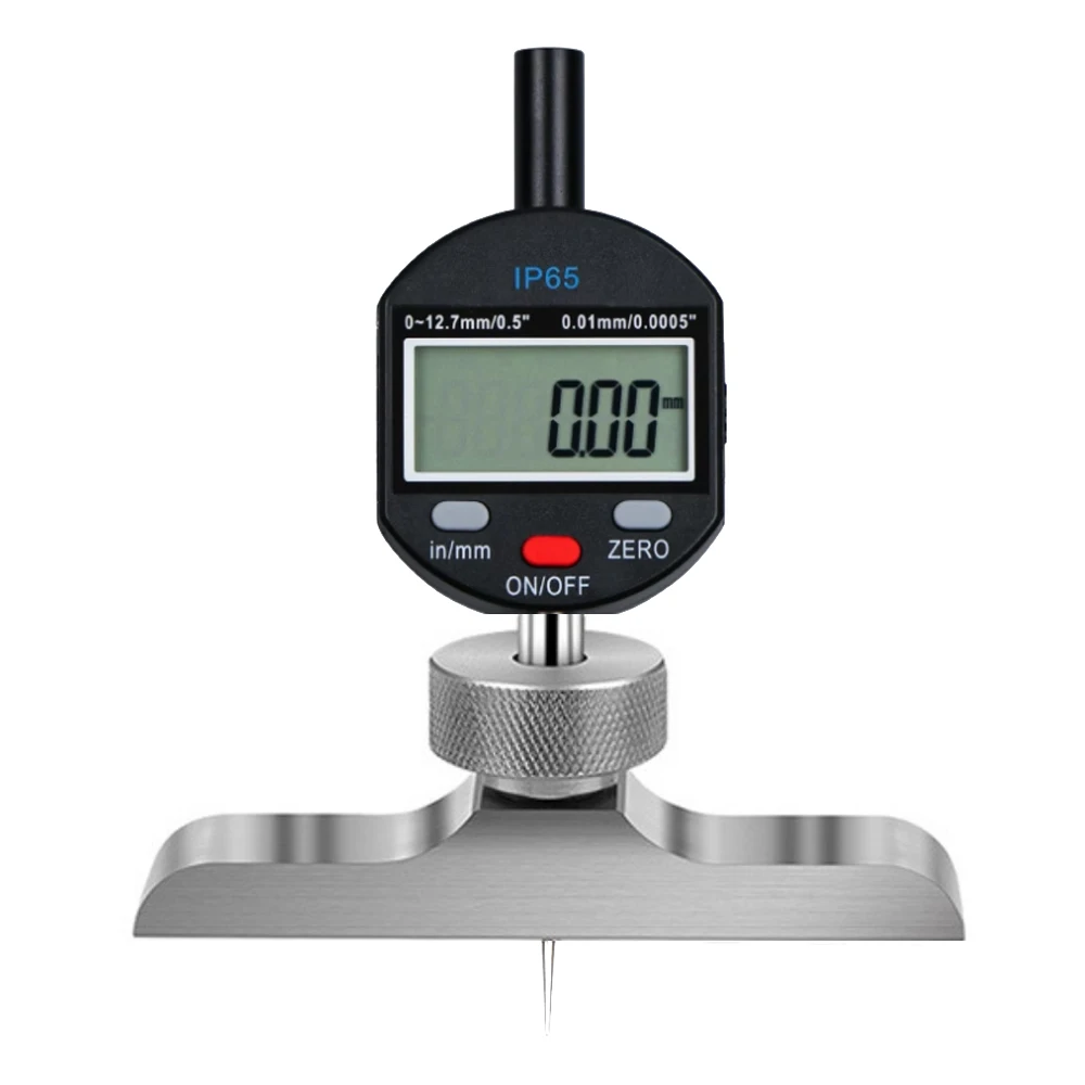 Indicator depth gaugeTest stands + probes precision  Digital  measuring instrument  with cylindrical base T-bracket