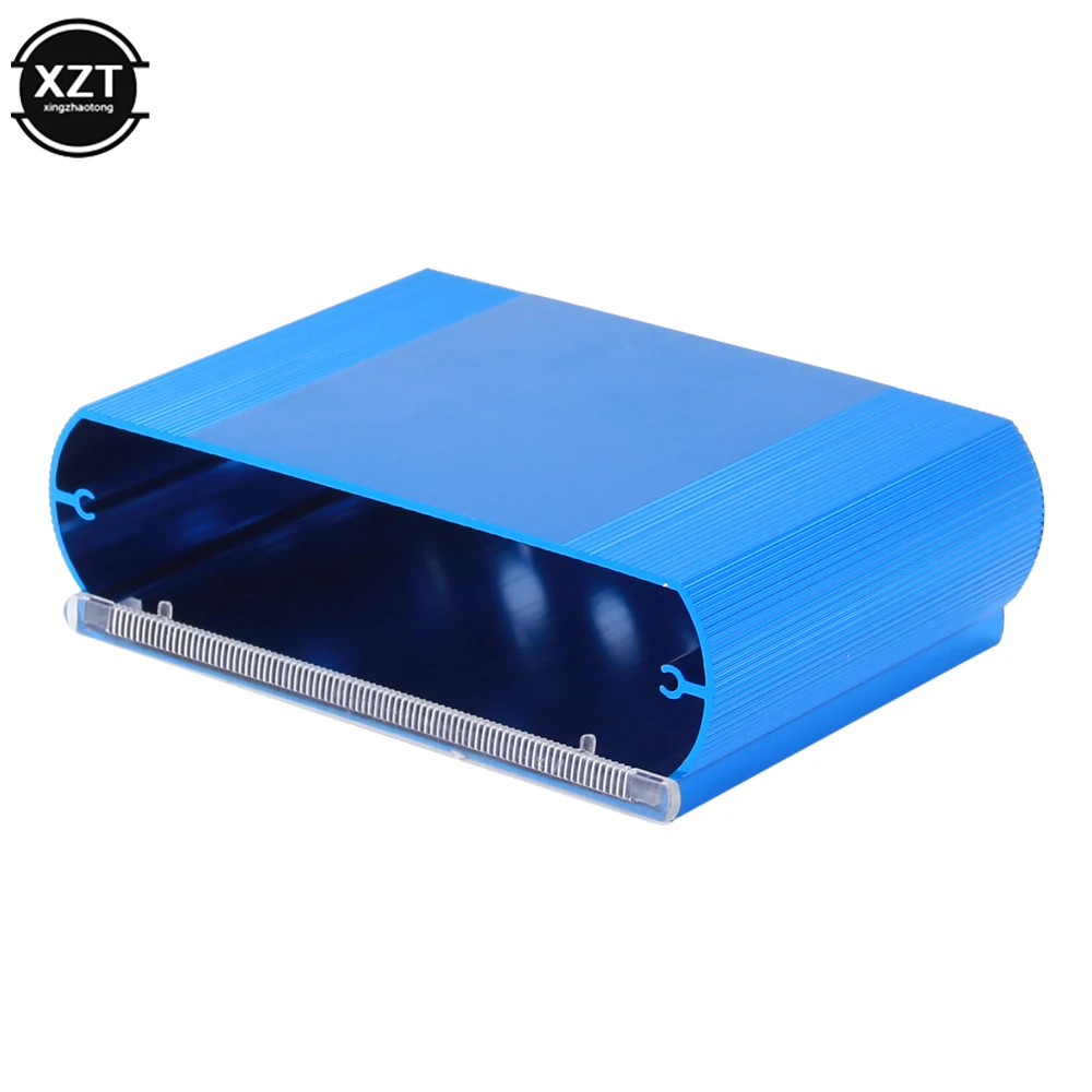 Blue Aluminum Shell Module Case Box for Bluetooth WMA Decoder Board MP3 Music Player Car Radio Module Support USB FM TF