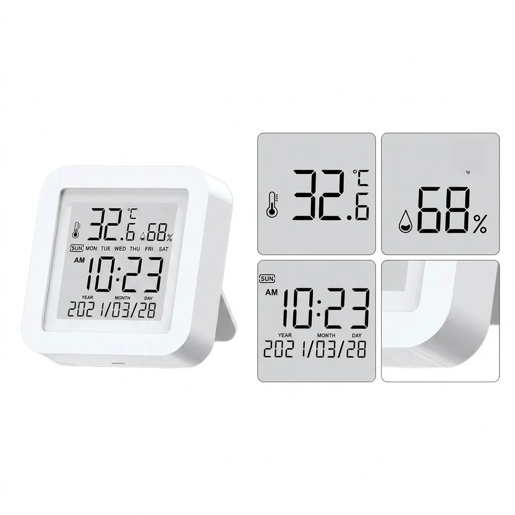 Indoor Air Detector WiFi Temperature Sensor For Indoor Comfort Wide Range Detection Real-time Data Alerts High Precision Reading
