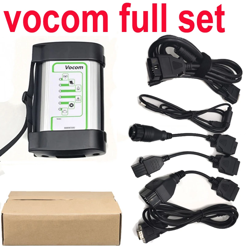 Tech Tool V2.8 PT SW software For Vocom 88890300 Interface tech Diagnosis Heavy Duty Truck OBD 2 cable Scanner Diagnostic Tool