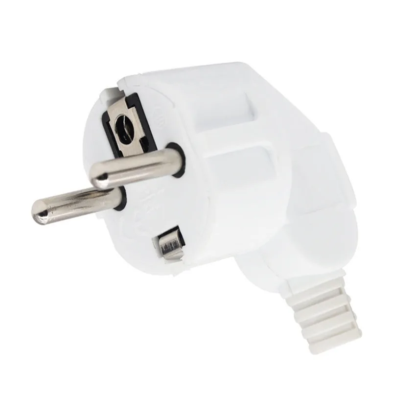 16A EU 4.8mm AC Electrical Power Rewireable Plug Male for Wire Sockets Outlets Adapter Extension Cord Connector plug