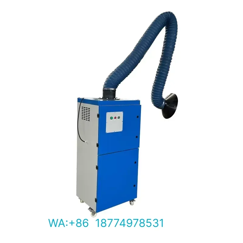 1.5KW 380V 50HZ Single Arm Industrial Welding Smoke and Workshop Dust Purifier New Condition Welding Smoke Dust Collector