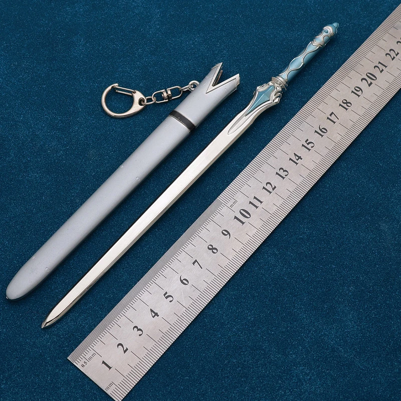 22cm 물 고블린 무기 검 뜨거운 애니메이션 검 SAO 아트 온라인 모델 장식품 칼집 크리스마스 선물 장난감과 카타나