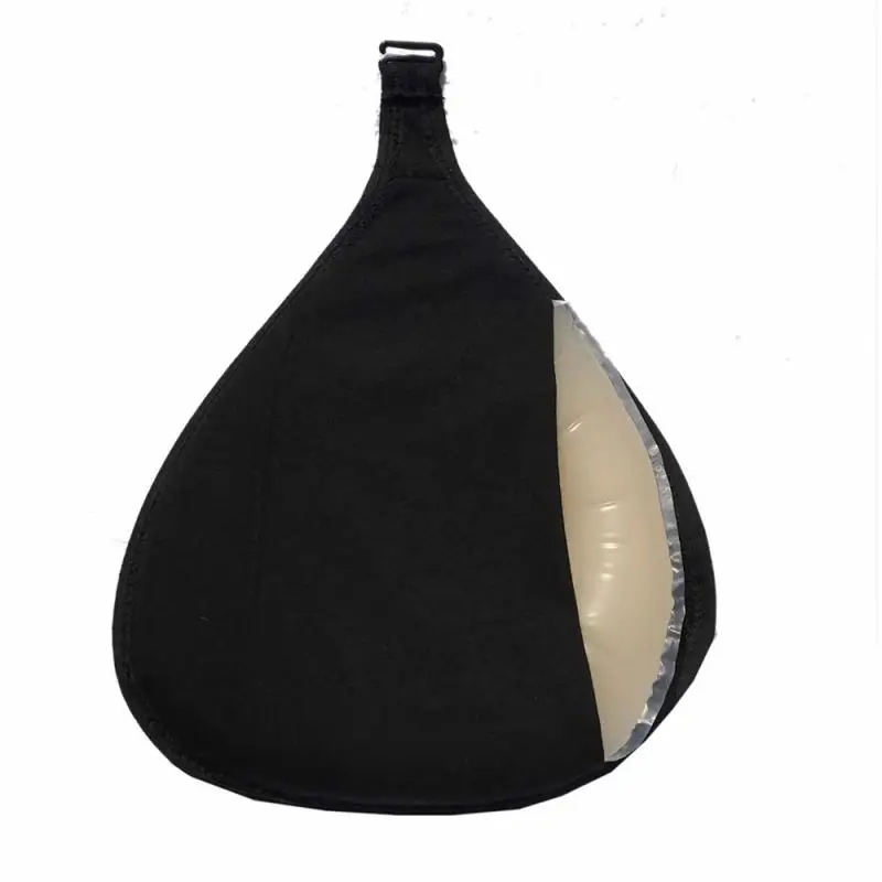 1PC Portable Breast Prosthesis Protective Pocket For Mastectomy Soft Breathable Hook Cotton Fake Breast Protective Case Bags