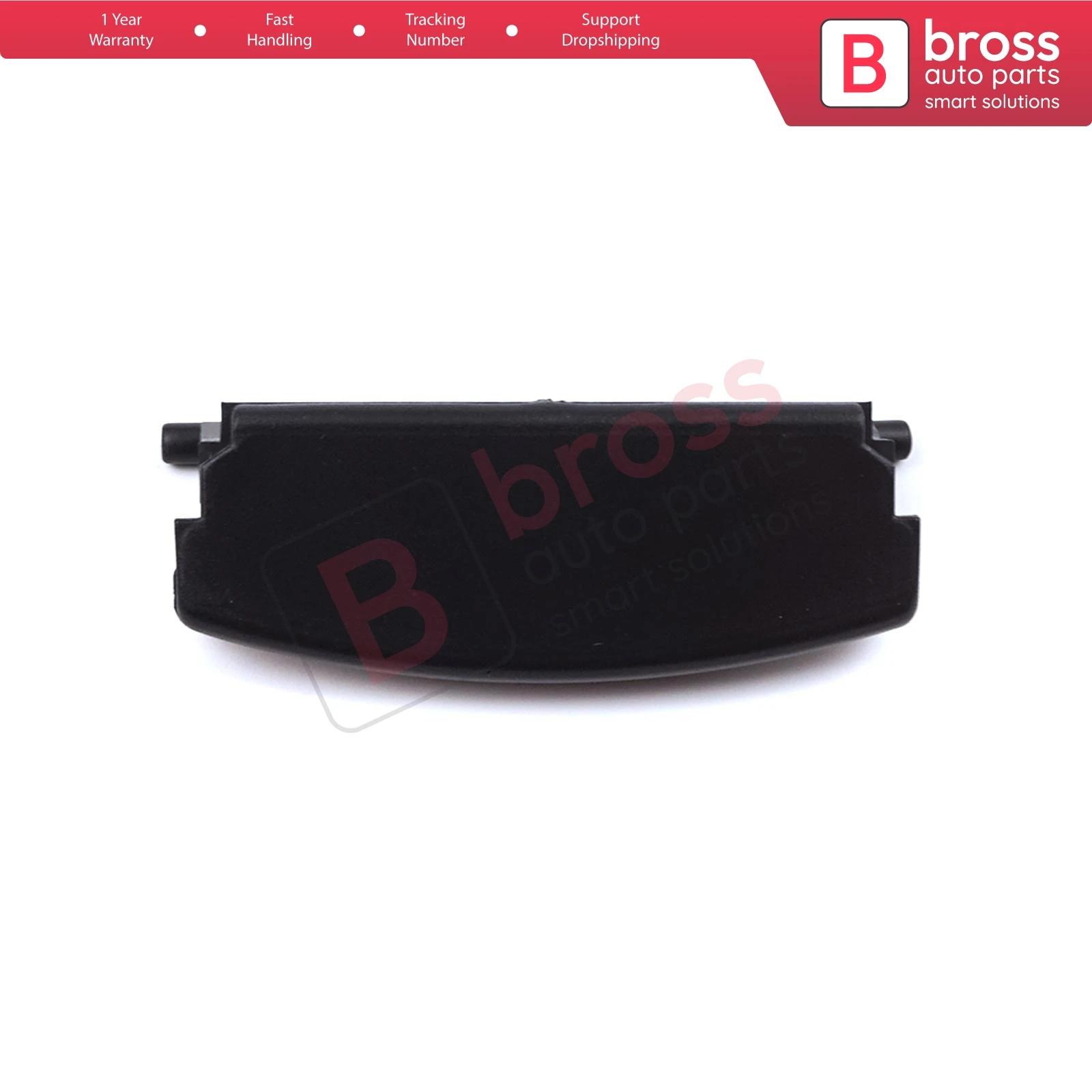 Bross Auto Parts BGE537 Armrest Center Console Repair Latch Clip Catch Button Black Color E177B for Audi A4 B6 B7 2002-2008