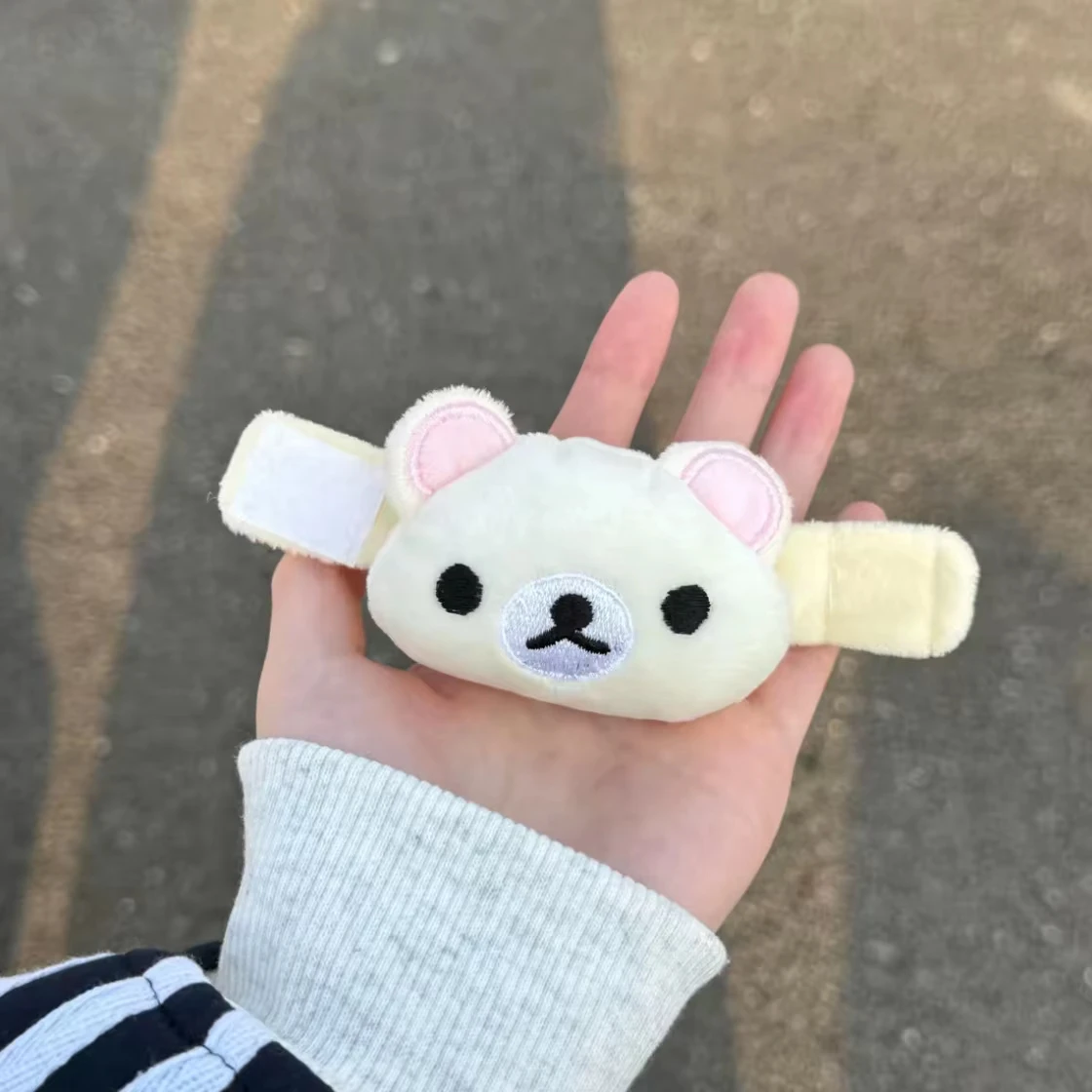 New Cute Bear Head Backpack Shoulder Strap Buckle Student Party Love Easy Bear Backpack Velcro Strap Pendant Doll Gift view 4
