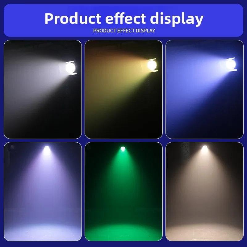 100W wedding magic lamp cob mini surface light stage background wall projection banquet stroboscopic soft light