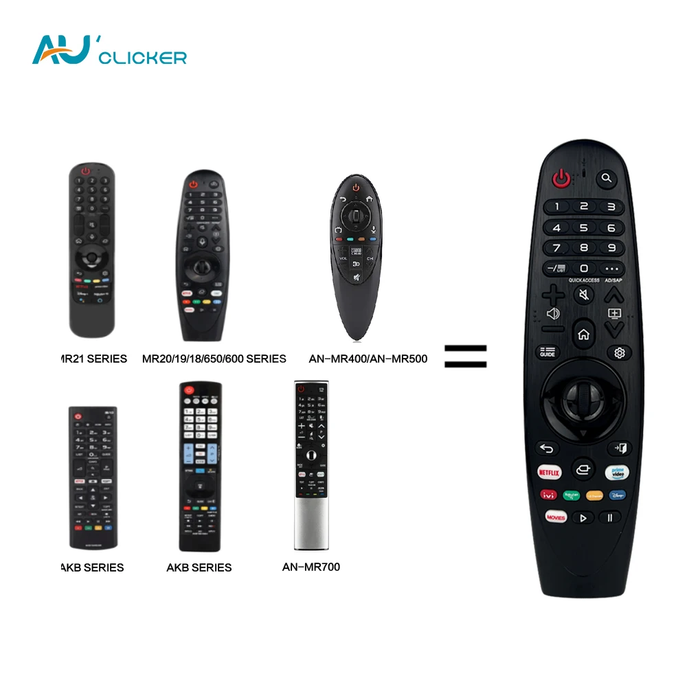 Remote Control Replace For MR20GA Magic Remote Control AM-HR650A AI ThinQ 4K Smart TV AN-MR650A AKB75075301 AN-MR19BA AN-MR18