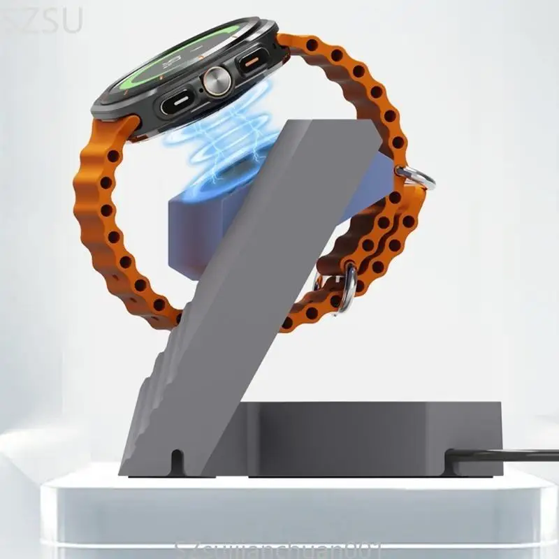 SZSU Geometric Charging Cable Stand Bracket Adapter Platform for Watch 7/6/5