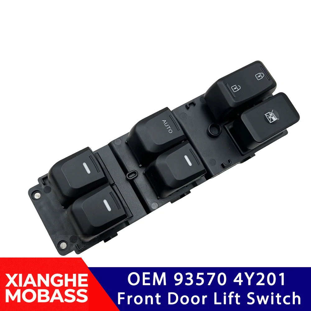 For Ki-a Rio 2012-2016 LHD Master Electric Power Window Switch Glass Lifter Control Button 93570-4Y201 935704Y200 Car Parts