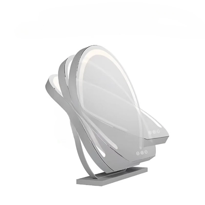 

Makeup mirror with light high definition dressing table desktop with light smart home