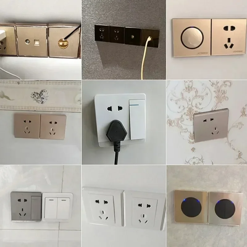 86Type Cassette Repairer Dark Box Repair Screw Plug Switch Old Socket Boxes Replacement Fixed Wall Repair Box Support Rod