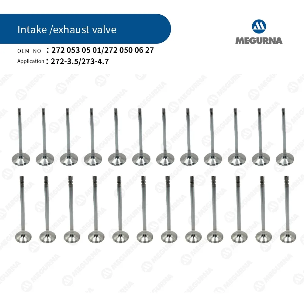 

24pcs Intake & Exhaust Valve Kit Fit M272 3.5L M273 4.7L Gas V6 V8 For Mercedes-Benz C350 CLC350 E350 S350 GL450 C350 E350 S350