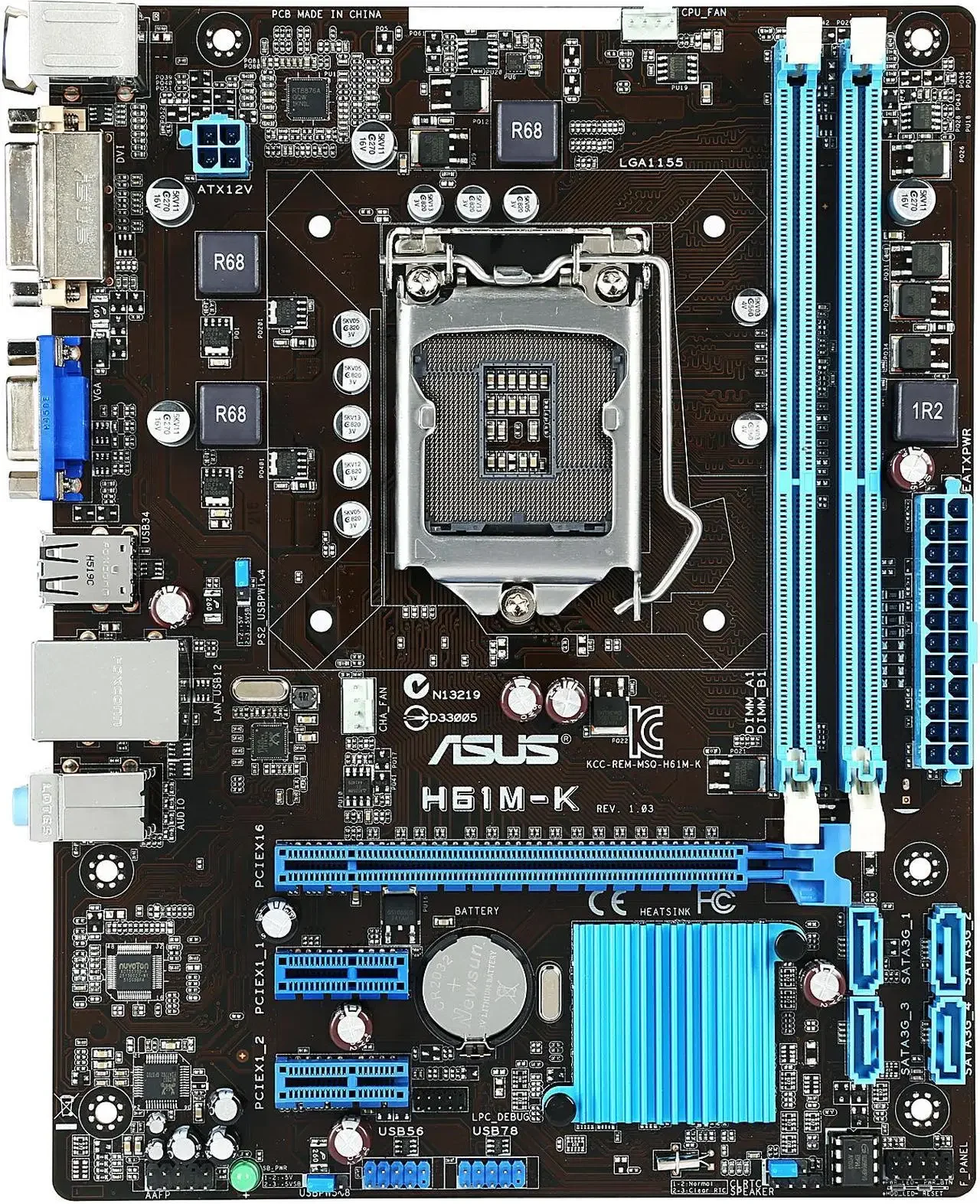 H61M-K placa-mãe ASUS H61M-K placa-mãe DDR3 LGA 1155 PCI-E 3.0 Micro ATX suporte Core i5-2300 Core i5-3570 CPU
