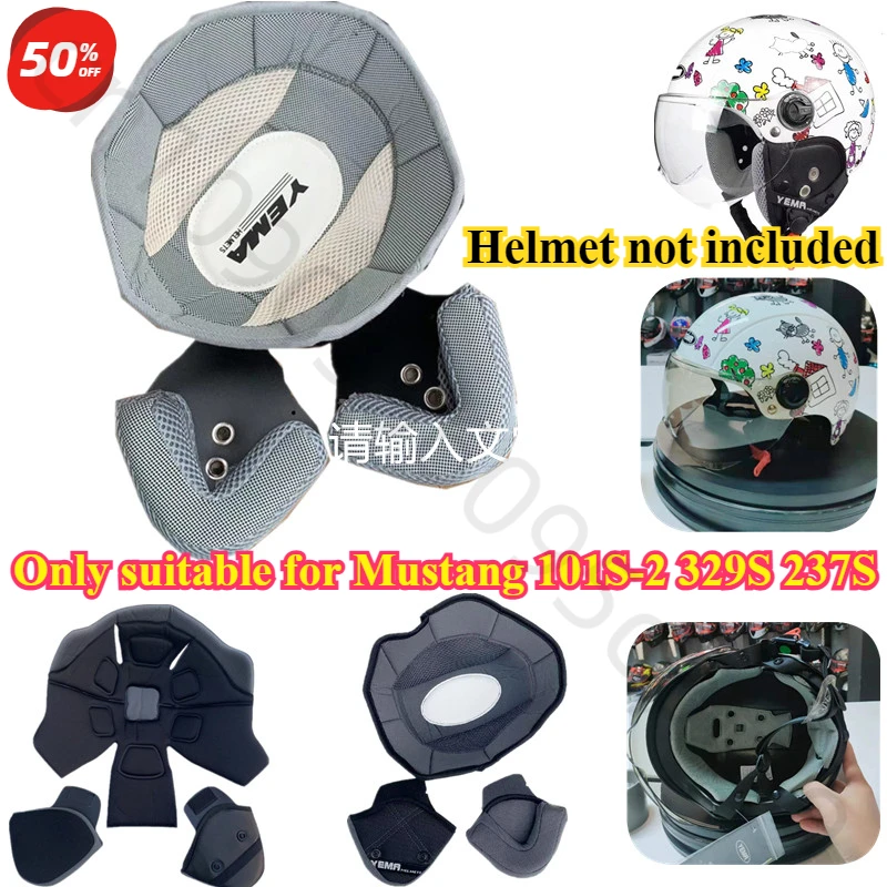 Mustang 101S-2 Motorcycle Helmet Ear Guards Autumn and Winter Warm Lined Ears 329S Helmet Accessories