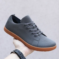 Zapatillas de deporte Unisex de punta ancha para hombre y mujer, zapatos informales de malla para verano, calzado deportivo para entrenamiento y Tenis
