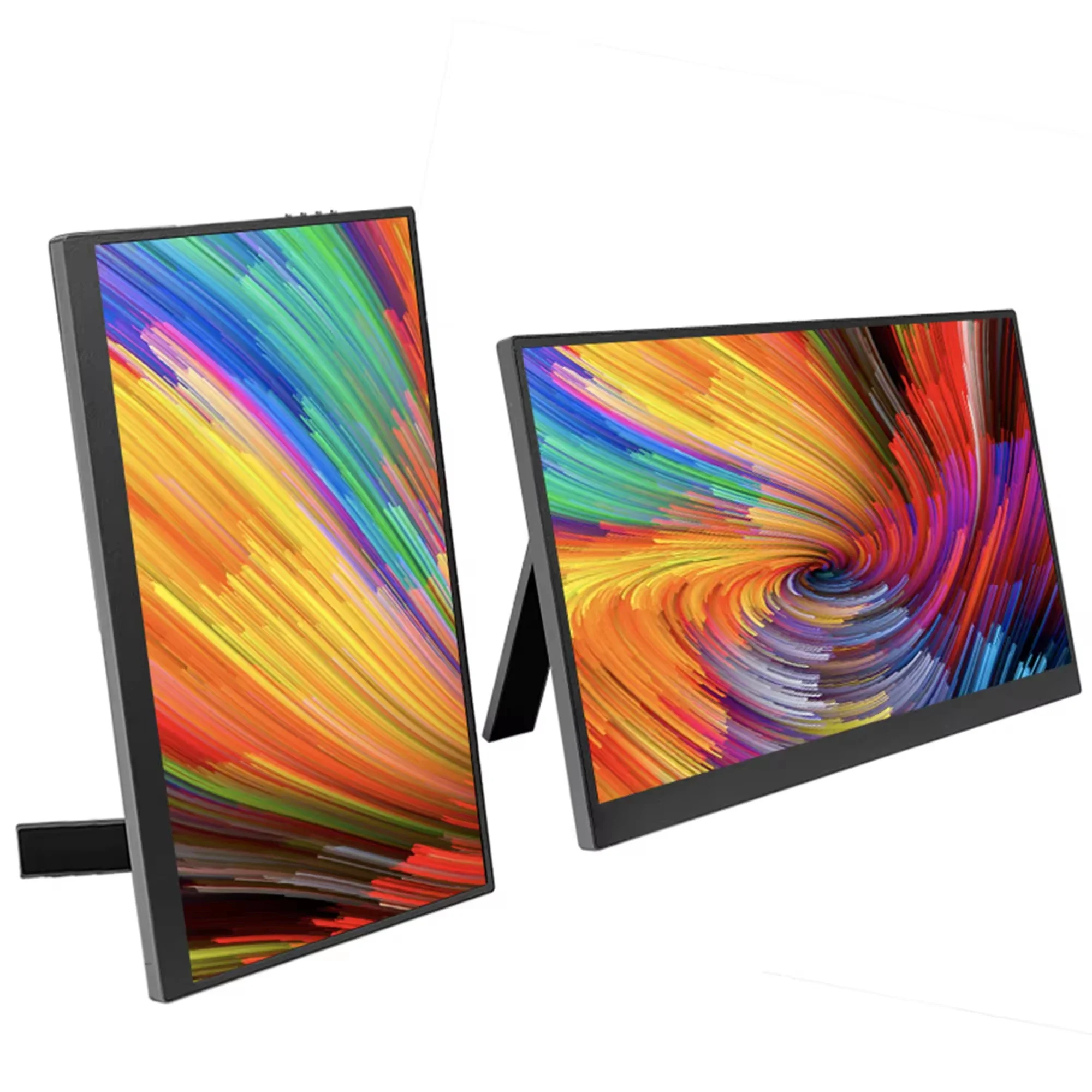 2026 15.6 Inch Portable Monitor Led Display Screen Studio Speaker Portable Monitor