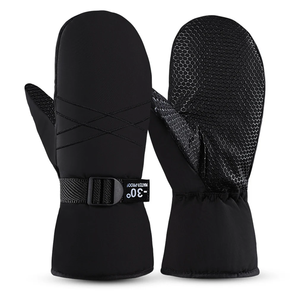 Ski Mittens Waterproof Snow Gloves Windproof Winter Gloves Thermal Cycling Gloves Snowboard Gloves for Men and Women