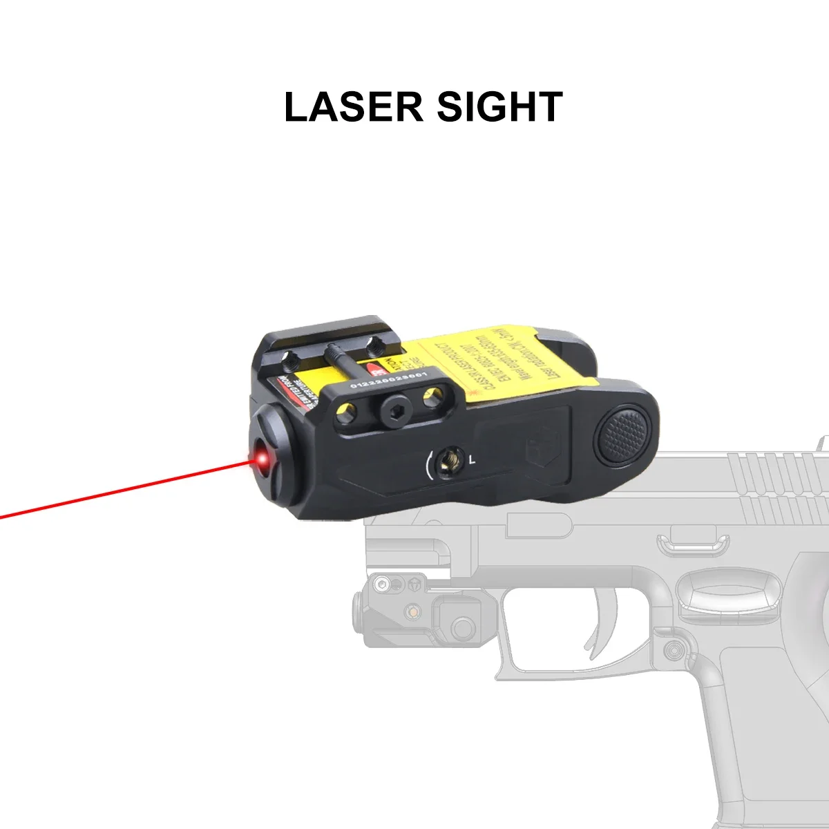 Mira láser táctica mini punto rojo y verde – Riel Picatinny para pistola - imagen 3