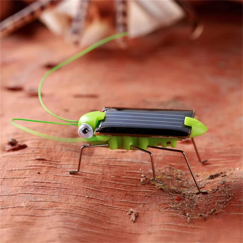 Juguete de saltamontes Solar rompecabezas niños regalo seleccionado simulación insecto regalo niños y niñas ciencia educación divertido juguete móvil chico