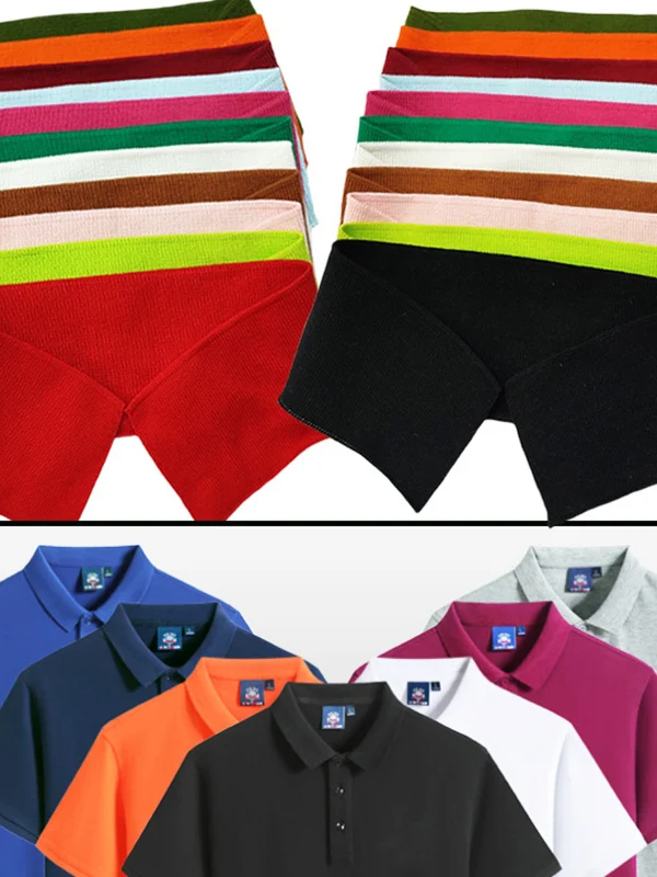 

Summer Thin Cotton irt Collar Sve V-Ne Ribbed Single Layer Pure Color Flat Knit Fabric for DIY Clothing Decoration