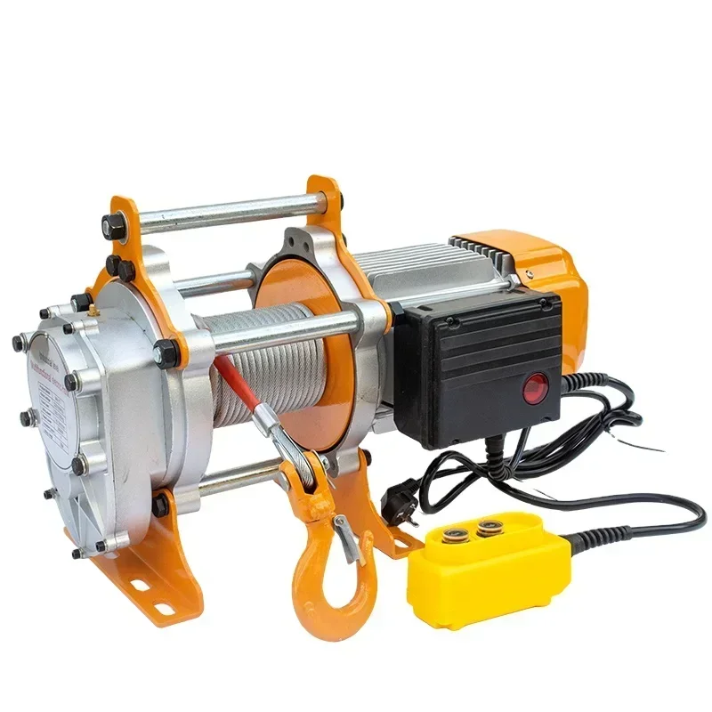 Custom 300kg 400kg 500kg 750kg 1ton 1.5ton Electric Smallwinch for Sale Cable Wire Rope Electric Winch Lifting Hoist