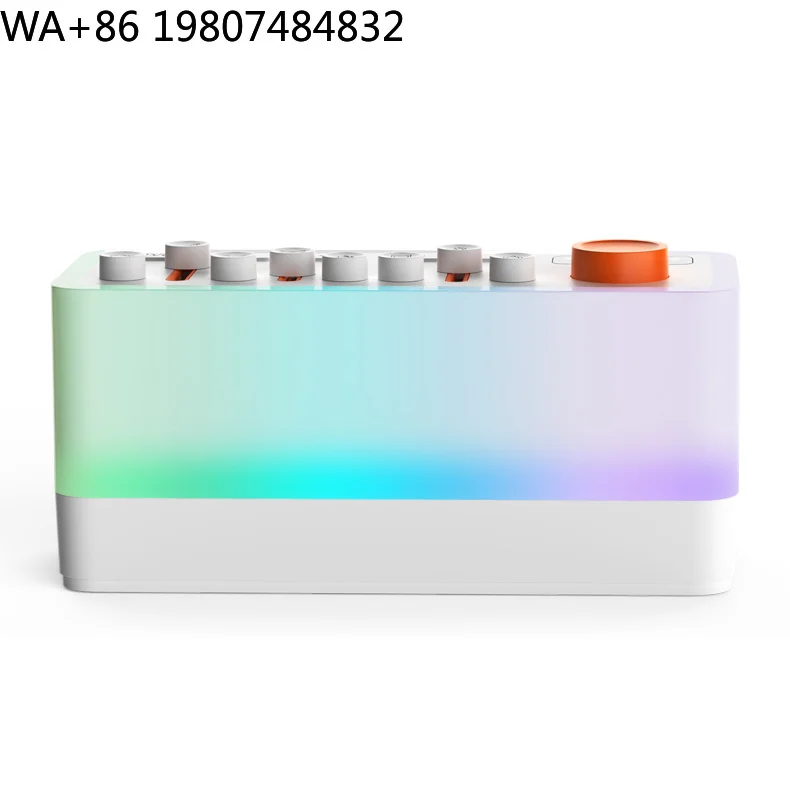 Rechargeable Travel Sleep Aid Device 8 Built-in Natural White Noise Modes Color Changing Night Light Portable Bedroom Rest Lamp view 2