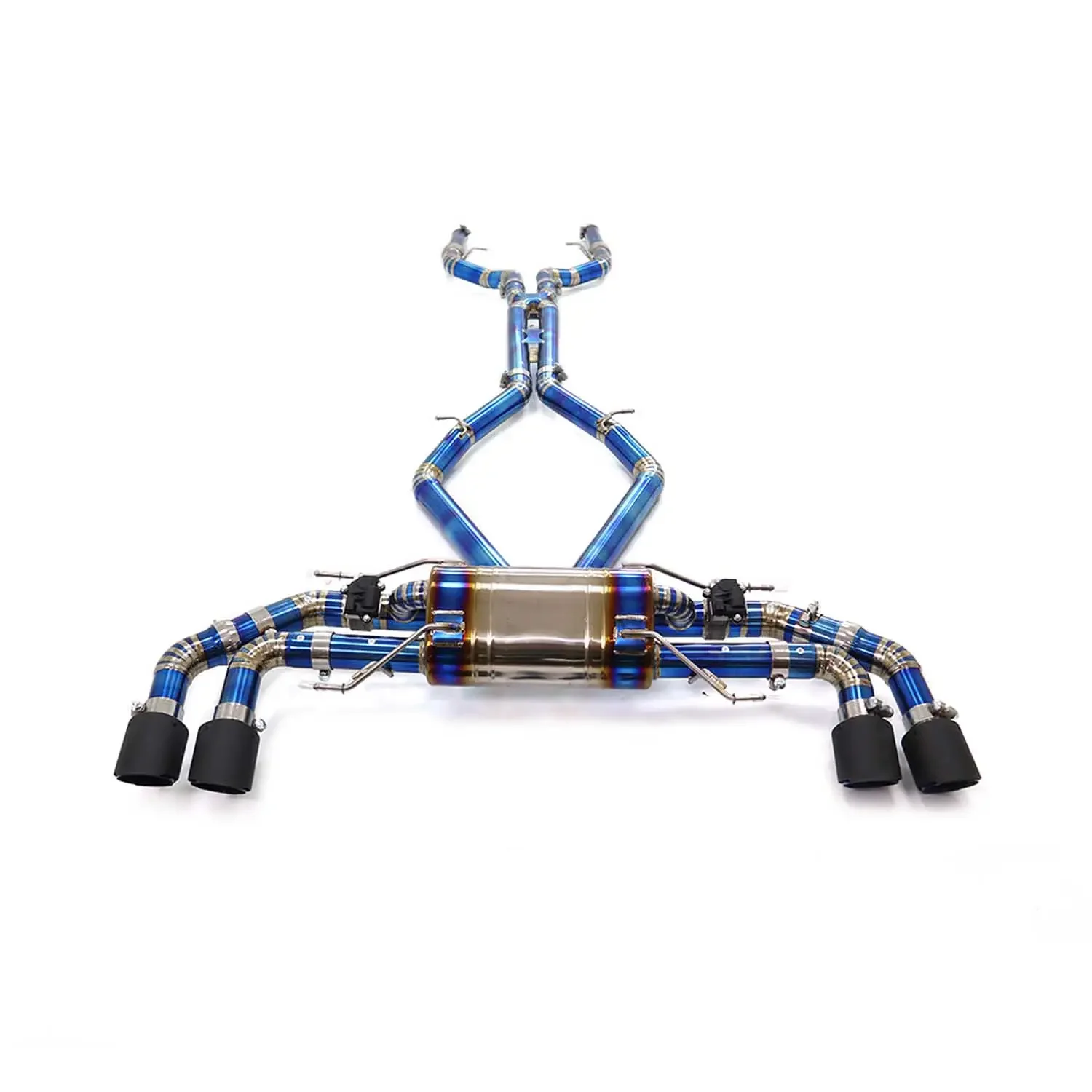 CSZ titanium exhaust for Alfa Romeo Giulia/Stelvio Quadrifoglio 2.9T valvetronic catback valved exhaust system