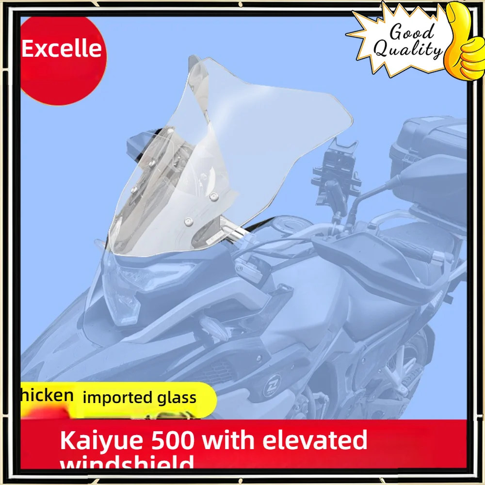 

Good Quality For Cfmoto 500X \ 400X modified windshield, increased windshield height, front windshield height, imported material