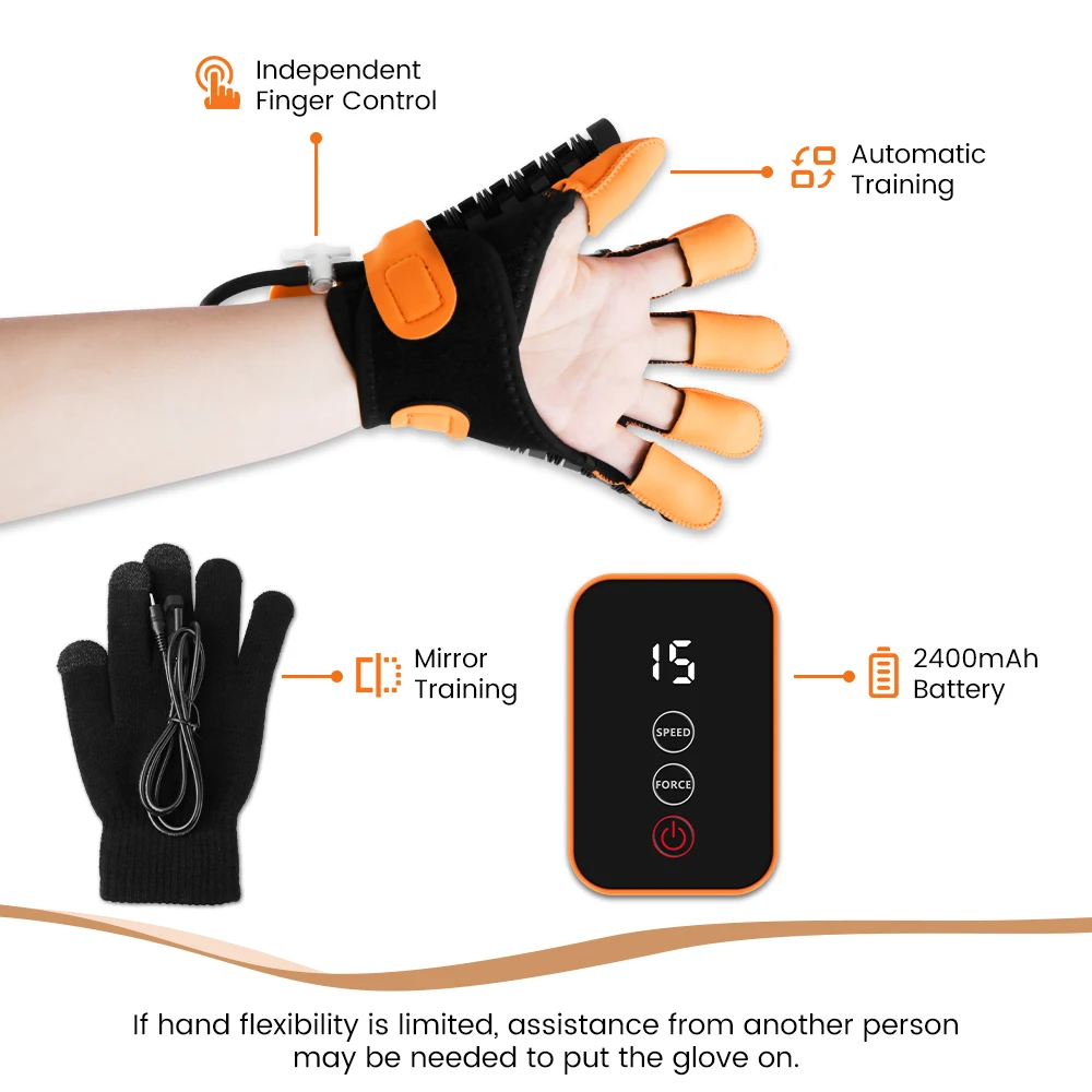 Hand Rehabilitation Physiotherapy Gloves Rehabilitation Robot Gloves Hemiplegia Hand Therapy Devices Stroke Recovery Equipment