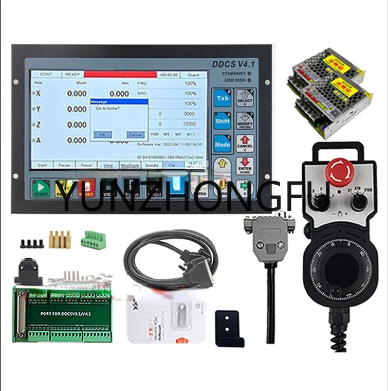 2023 Hot Sale! Ddcsv3.1/Ddcsv4.1 Independent Motion Controller Offline Controller Supports 3/4 Axis Usb Cnc Controller Interface