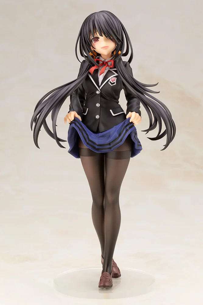 100% Original:DATE A LIVE Tokisaki Kurumi uniform VER.23cm PVC Action Figure Anime Figure Model Toys Figure Collection Doll Gift