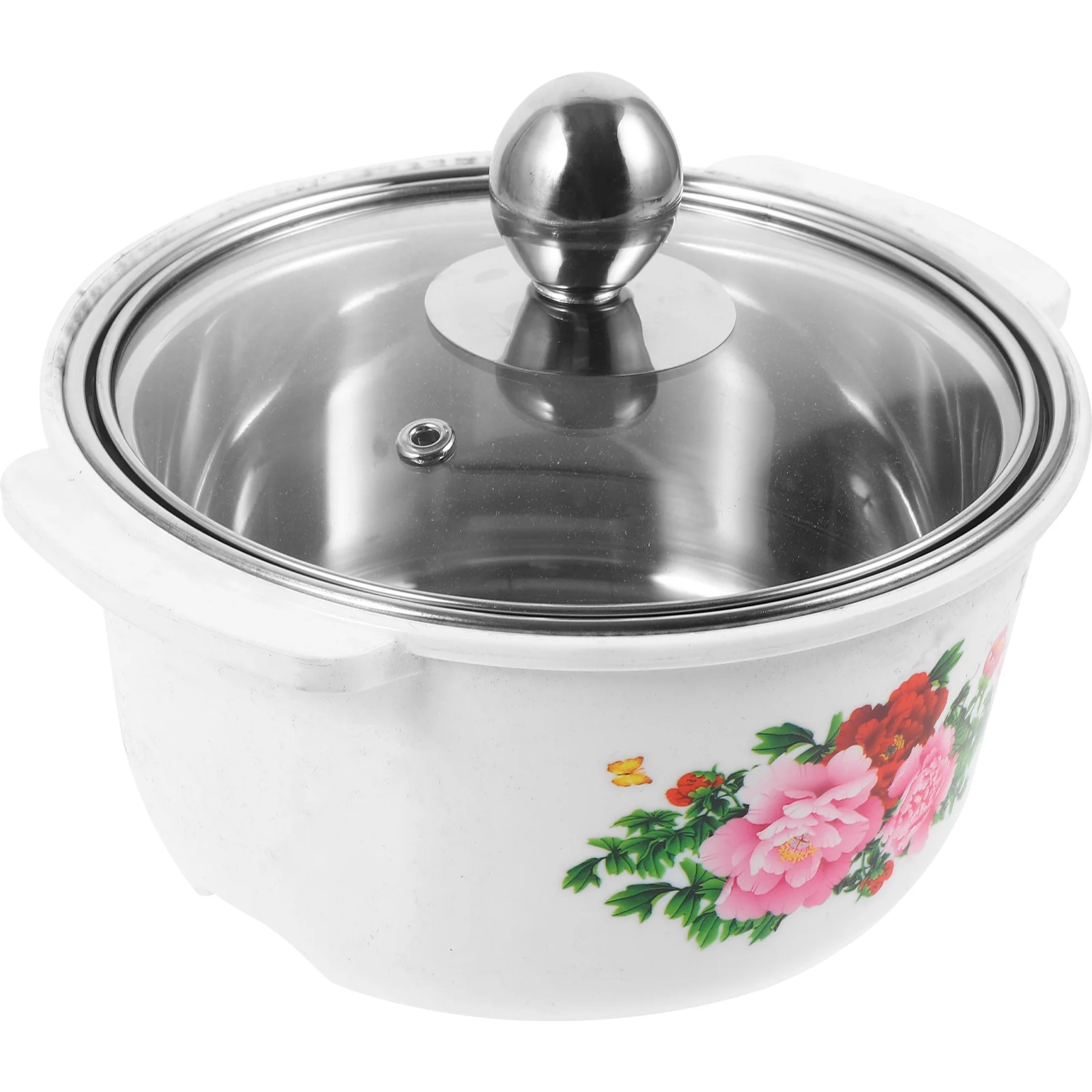 

Anti-scald Sheath Steel Soup Pot Hotpot Cover Stainless Steel Small Soup Cooking Small Pot With Lid Pots Kitchen Cookware