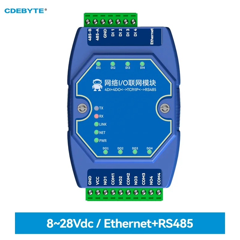 

Ethernet I/O Networking Module 4DI 4DO CDEBYTE ME31-AXAX4040 Support Modbus Gateway DI Filter RS485 Ethernet Networking Module