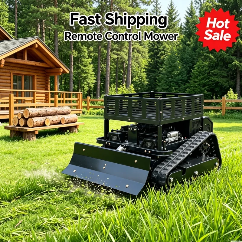 Customized Factory Direct Remote Control Lawn Mower Lawn Mower Robot Self Propelled Lawn Mower Time Saving Labor Saving