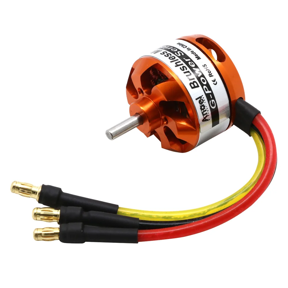 Anoel D2822 1100KV/1450KV/2600KV 2-3S Outrunner Brushless Motor For RC Aircraft Multi-copter Multirotor FPV Drone Model VS DYS