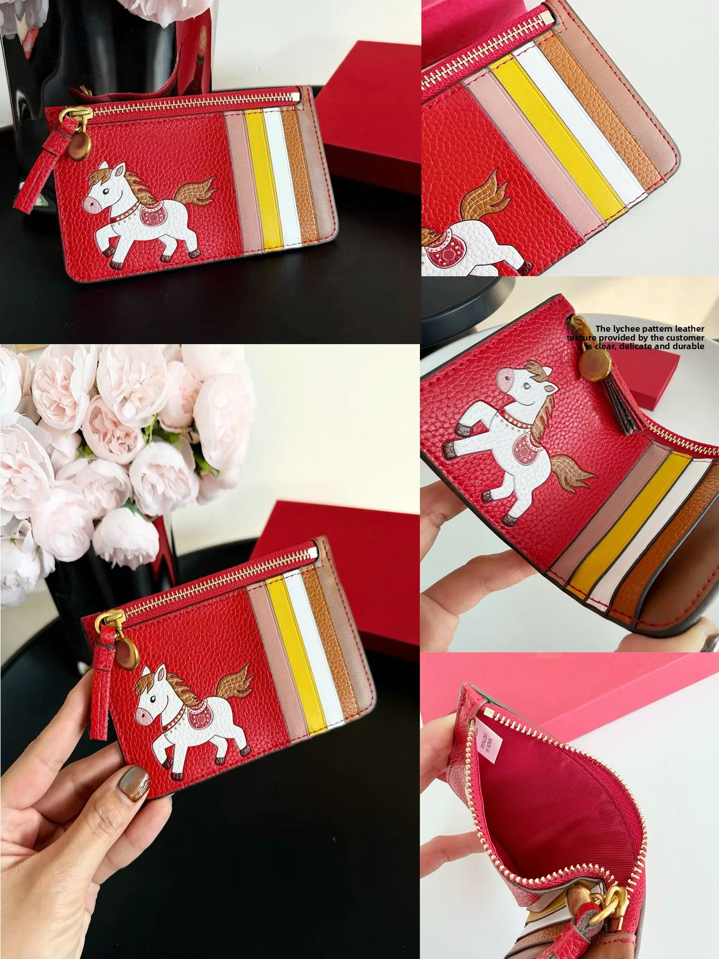 portefeuille-rouge-du-zodiaque-chinois-en-cuir-de-vache-porte-cartes-multi-fentes-porte-monnaie-a-fermeture-eclair-sac-a-main-pour-femme