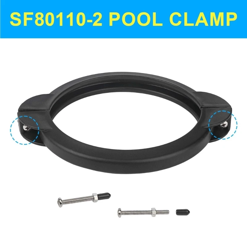 Sand Filter Collar Assembly Replacement Part with Screws for Pool Filter Service, Backyard Care, Routine Pool Maintenance, 24BD
