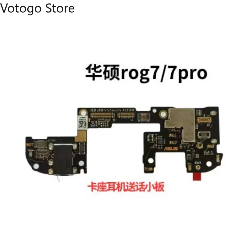 Repair Origina For Asus Rog Phone 7 Pro 7 Ultimate Series AI2205_C Sim Card Reader Socket Tray Slot Board Microphone Flex Cable