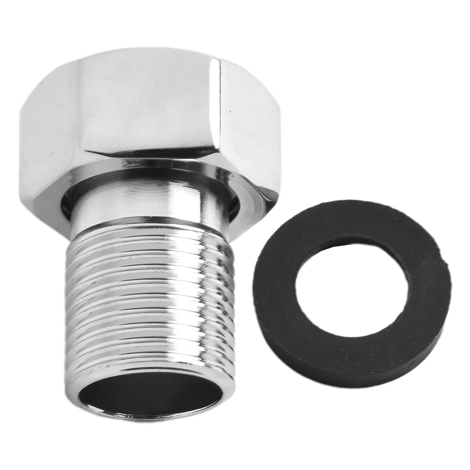 Secure and Reliable Connection with Union Radiator Valve Tail Stainless Steel 3/4 Female Thread 1/2 Male Thread