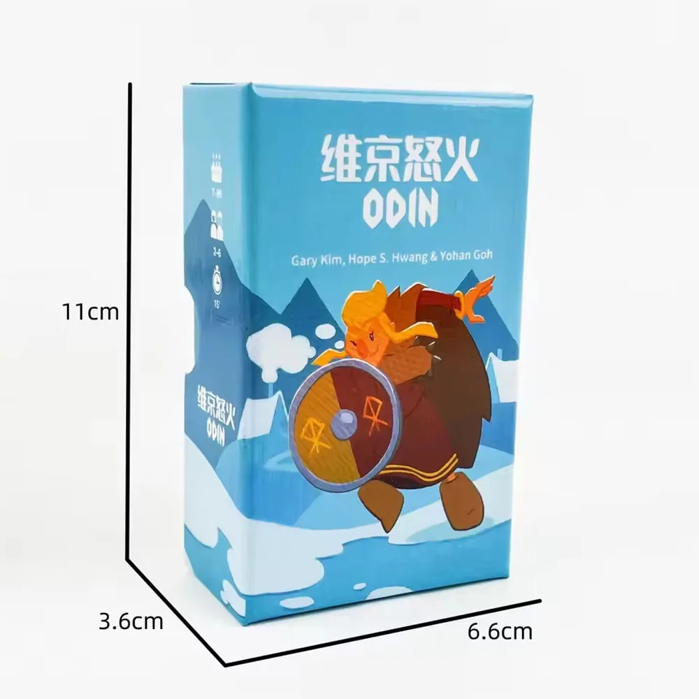 

Карточная игра ODIN, семейная вечеринка, ночная настольная игра, упрощенное китайское издание «сделай сам», для 2-6 игроков, 15 минут