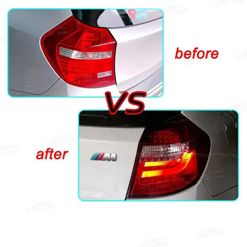 Voor Bmw 1 Serie E81 E87 120 130 2007-2011 Gemodificeerde Led Dynamische Richtingaanwijzer Licht Achterlicht Assemblage Auto-Onderdelen Auto Achterlichten