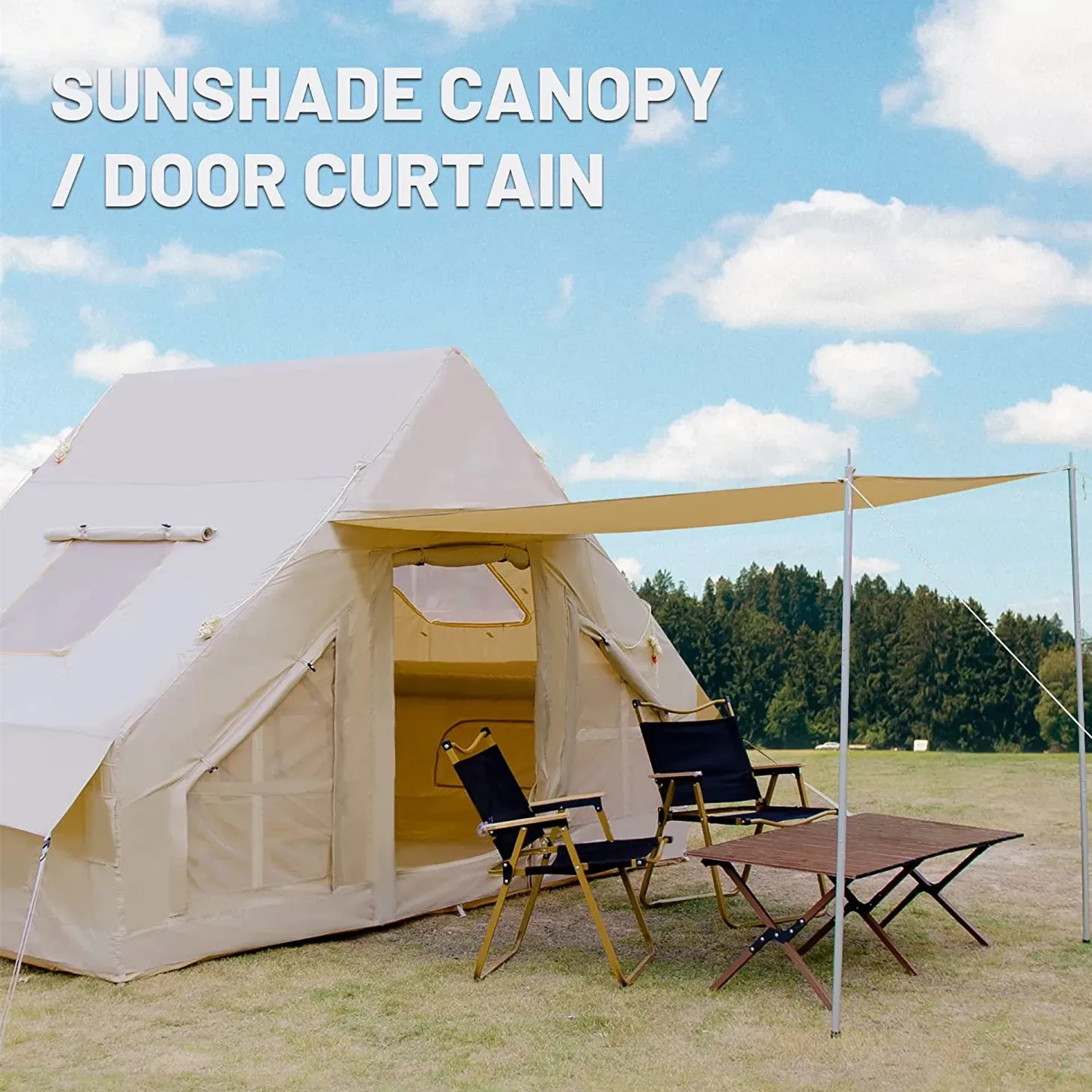 

Hot Selling Waterproof Air Tent Outdoor Camping Inflatable Tent for 2-3 People