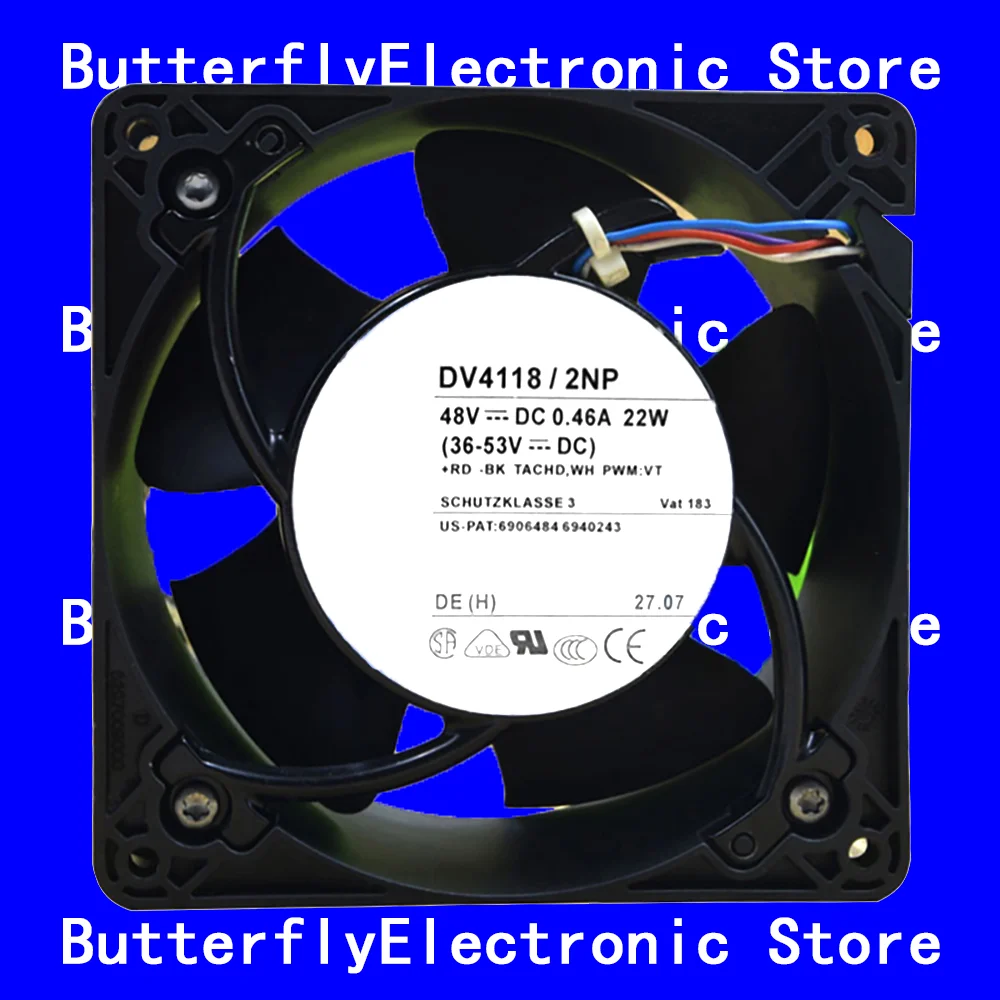 

ORIGINAL NEW DV4118/2NP DV 4118/2 NP 48VDC COOLING FAN 12038 120*120*38mm